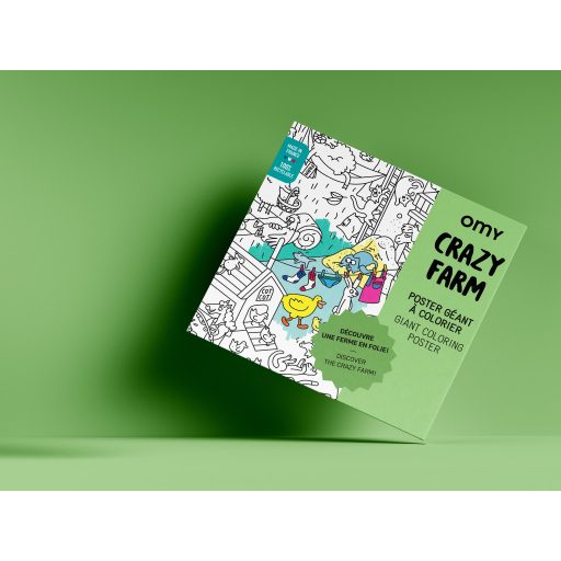 OMY Őrült Farm - Óriás színező poszter