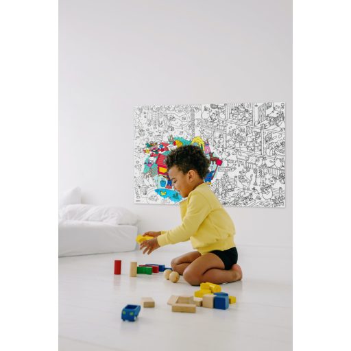 OMY Őrült Farm - Óriás színező poszter