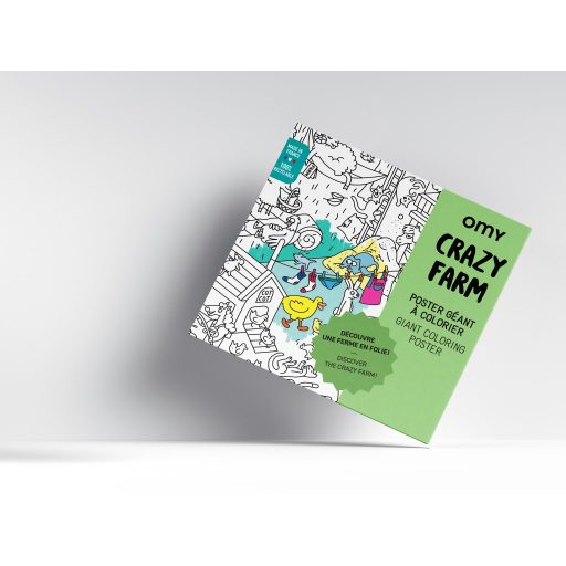 OMY Őrült Farm - Óriás színező poszter