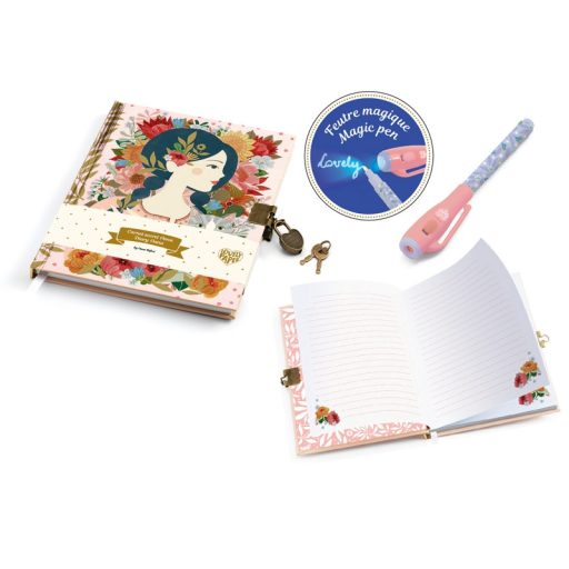 Djeco Titkos napló varázstollal - Oana secret notebook