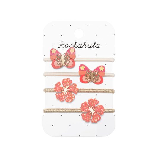 Rockahula Kids Bella Pillangó hajgumik 4 db