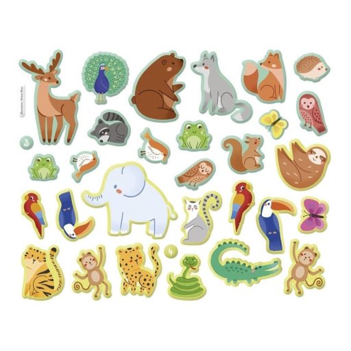 Auzou 3D matricázó készlet, Állatok