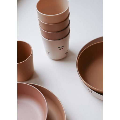 Konges Sløjd Pohár készlet - Cseresznye mintás mix - 5 db-os