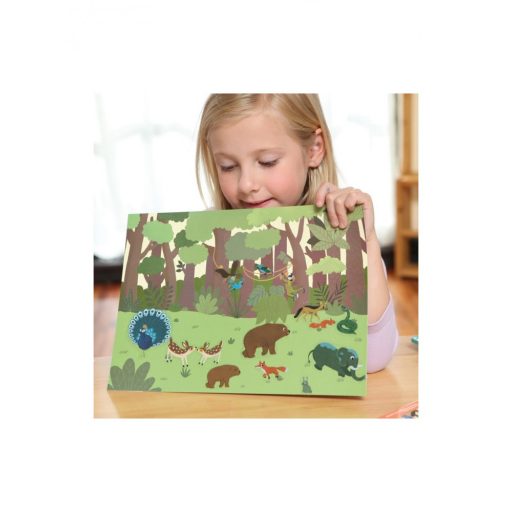 Mideer Újrahasználható matricák - Állatok