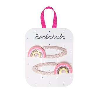 Rockahula Kids Disco szívárvány hajcsatok 2db