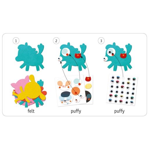 Djeco Matricázó képkészítés - Állatok - I love animals