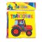 Napraforgó Zörgős textilkönyv - Traktorok
