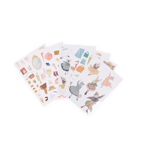 Moulin Roty Tánciskola - Matricás színező album- 20 oldalas