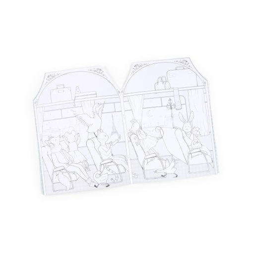 Moulin Roty Tánciskola - Matricás színező album- 20 oldalas