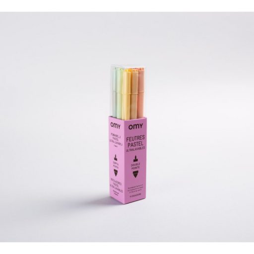 OMY Pasztell filctoll készlet - 9 db-os