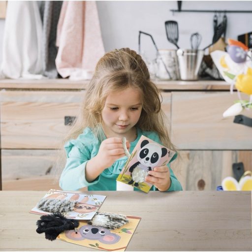 CreaLign Puha képek fűzős kreatív játék, Vadállatok