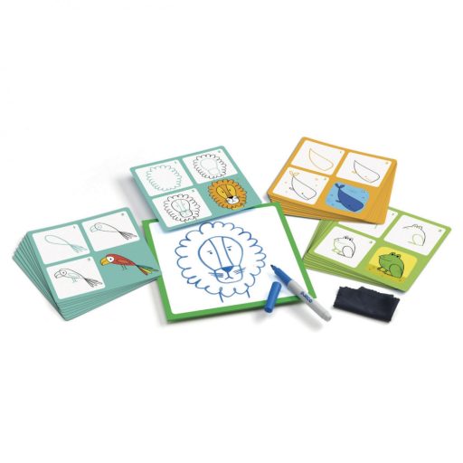 Djeco Rajzolás lépésről lépésre - Állatok