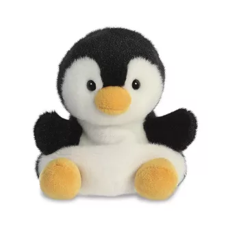 Palm Pals Chilly Penguin fekete-fehér pingvin plüssfigura narancssárga csőrrel 13 cm