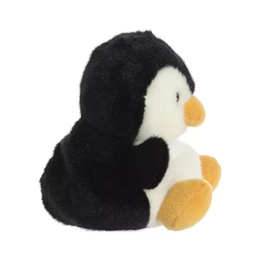 Palm Pals Chilly Penguin fekete-fehér pingvin plüssfigura narancssárga csőrrel 13 cm