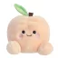 Palm Pals Mellow Peach pasztell őszibarack plüssfigura zöld levélkével 13 cm