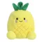 Palm Pals Perky Pineapple sárga ananász plüssfigura zöld levélkoronával 13 cm