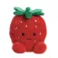 Palm Pals Juicy Strawberry piros eper szamóca plüssfigura zöld levelekkel 13 cm