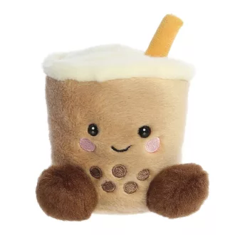 Palm Pals Milky Tea Boba tejeskávé színű bubble tea boba plüssfigura 13 cm
