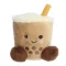 Palm Pals Milky Tea Boba tejeskávé színű bubble tea boba plüssfigura 13 cm