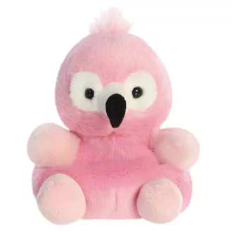 Palm Pals Pinky Flamingo rózsaszín flamingó plüssfigura puha bóbitával 13 cm