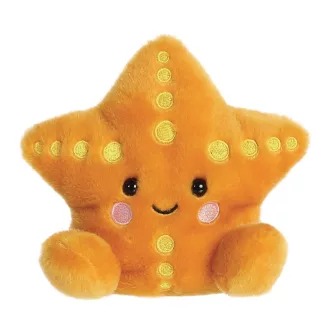 Palm Pals Treasure Starfish narancssárga pöttyös tengericsillag plüssfigura 13 cm