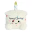 Palm Pals Happy Birthday Cake fehér szülinapi torta plüssfigura gyertyával 13 cm