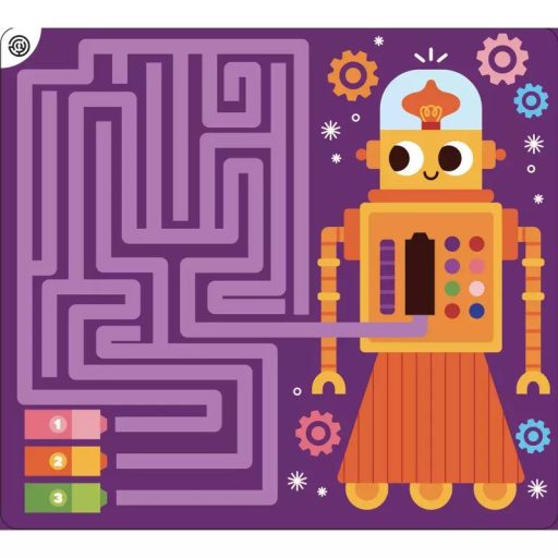 Auzou Letörölhető fejtörő feladatkártyák, Világűr