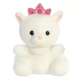 Palm Pals Priscilla Princess Kitty fehér hercegnő cica plüssfigura rózsaszín koronával 13 cm