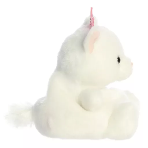 Palm Pals Priscilla Princess Kitty fehér hercegnő cica plüssfigura rózsaszín koronával 13 cm