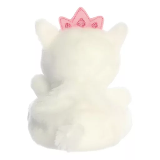 Palm Pals Priscilla Princess Kitty fehér hercegnő cica plüssfigura rózsaszín koronával 13 cm