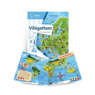 Tolki Interaktív foglalkoztató hangoskönyv - Világatlasz