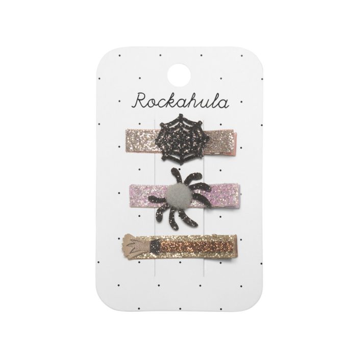 Rockahula Kids - Spooky Spider hajcsatok 3db