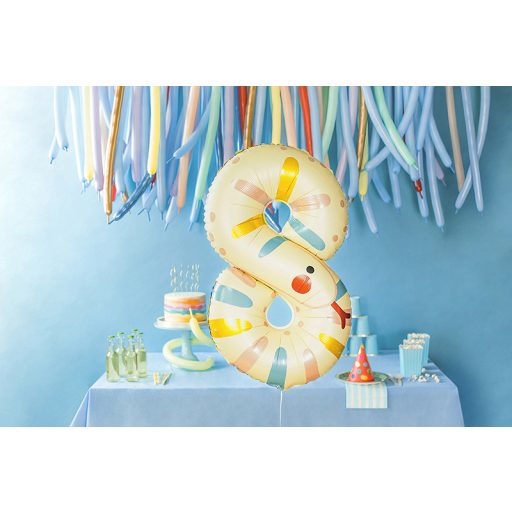 Party Deco 8-as számú fólia lufi - Kígyó