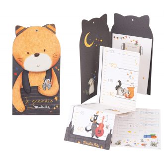 Moulin Roty Macskabajusz - Magasságmérő napló