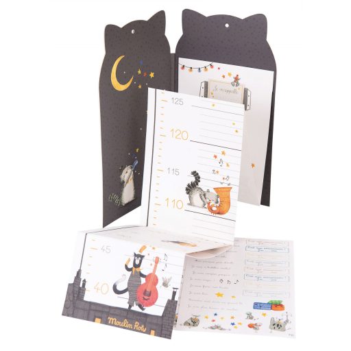 Moulin Roty Macskabajusz - Magasságmérő napló