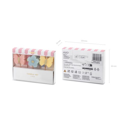 Party Deco Születésnapi gyertyák Pillangók