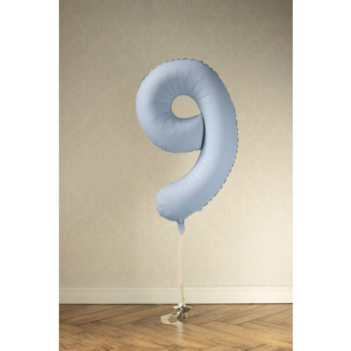 Party Deco 9-es számú fólia lufi, világoskék