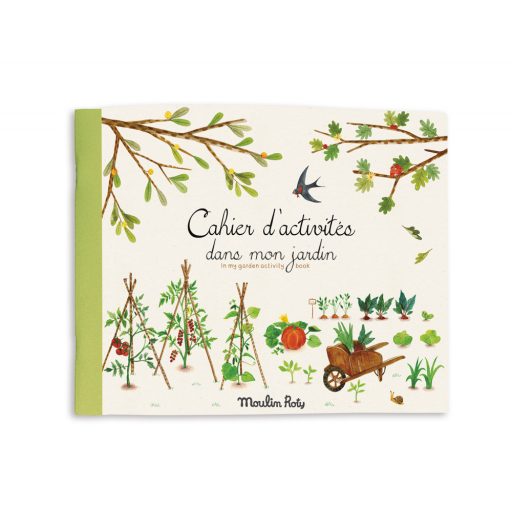 Moulin Roty Kiskertem - Foglalkoztató füzet - Természet, 36 oldalas