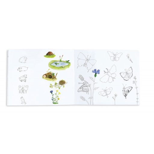 Moulin Roty Kiskertem - Foglalkoztató füzet - Természet, 36 oldalas