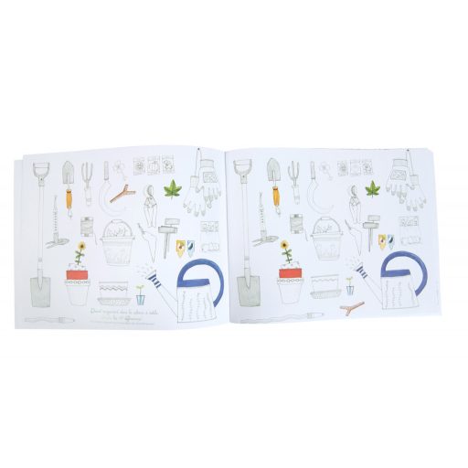 Moulin Roty Kiskertem - Foglalkoztató füzet - Természet, 36 oldalas