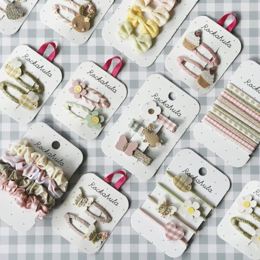 Rockahula Kids Tavaszi vegyes hajcsatok (3db)