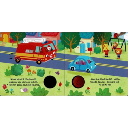 Napraforgó Mókás hangok - A tűzoltóautó - Hangoskönyv