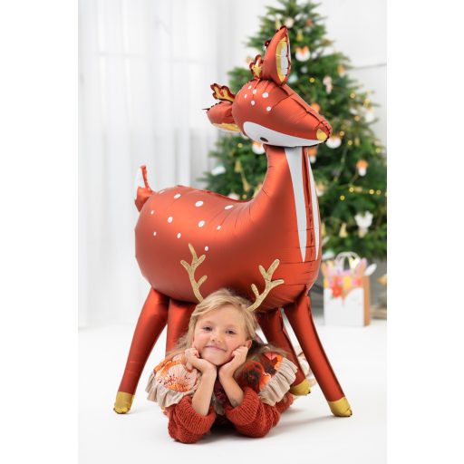 Party Deco Szarvas fólia lufi