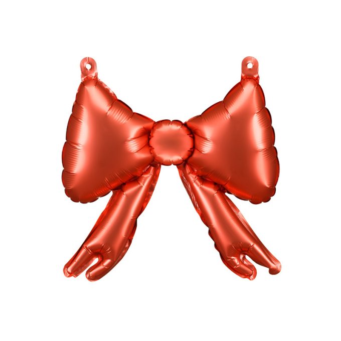 Fólia lufik girlandokhoz, masnikhoz, 25,5 x 25 cm, piros 5 db - PartyDeco