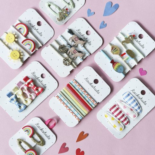 Rockahula Kids Tenger alatti állatok hajgumik 4 db csikóhal, medúza, kagyló, hal