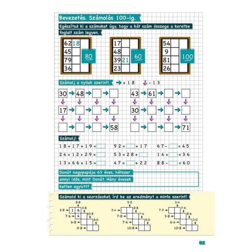 Napraforgó Jobb leszek ... matekból - 3. osztályosoknak