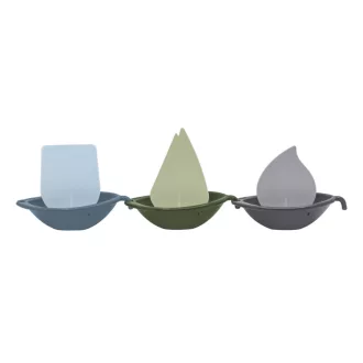 Bibs Sail Boats Blue Mix 3 darabos összekapcsolható vitorlás hajó fürdőjáték kék mix