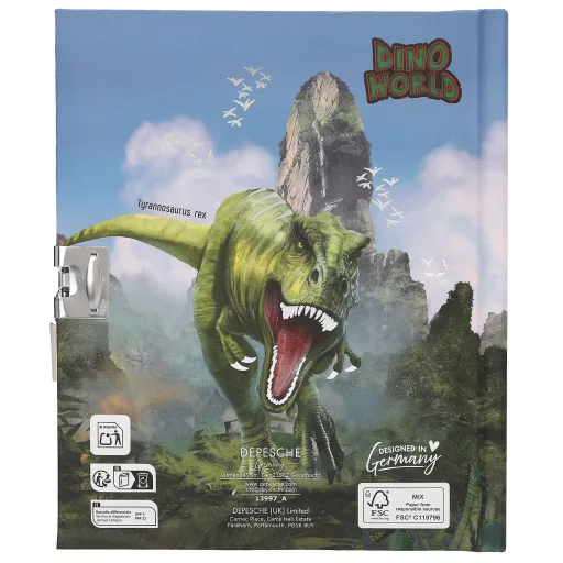 Dino World Kulcsos Napló