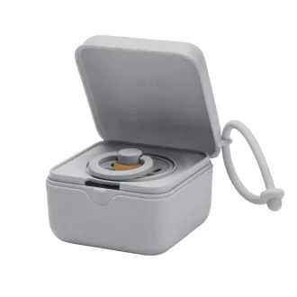 Bibs Pacifier Box Cloud delfinszürke többfunkciós cumitartó és sterilizáló doboz