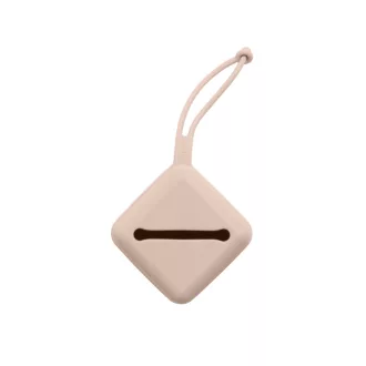 Bibs Silicone Pacifier Case Blush púderrózsaszín rugalmas szilikon cumitartó